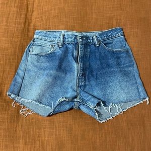 Brand new Levi cut offs